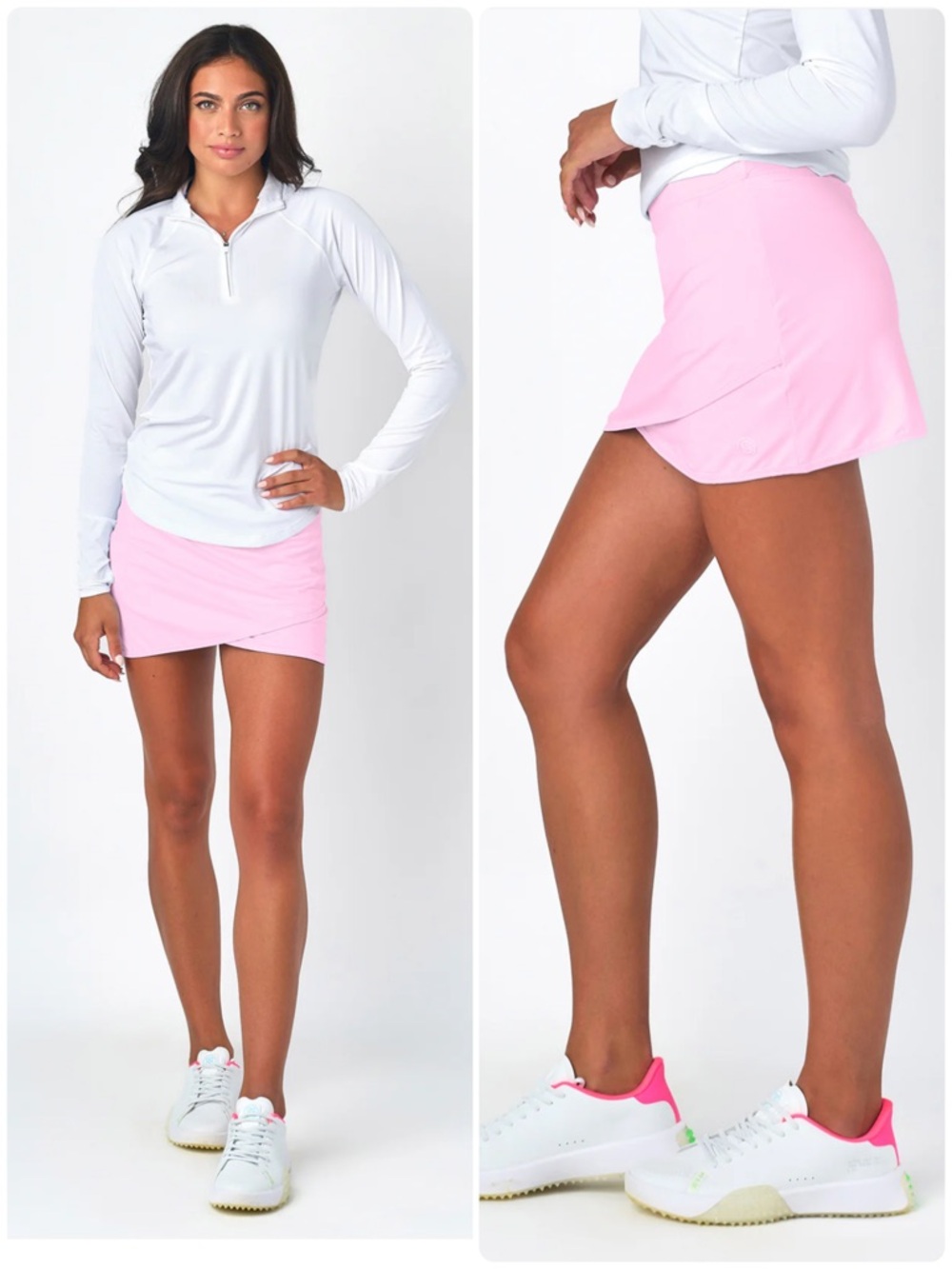 Scales Gear Offshore Core Iconic Skort 14" Light Pink Athletic Tennis Golf Skort